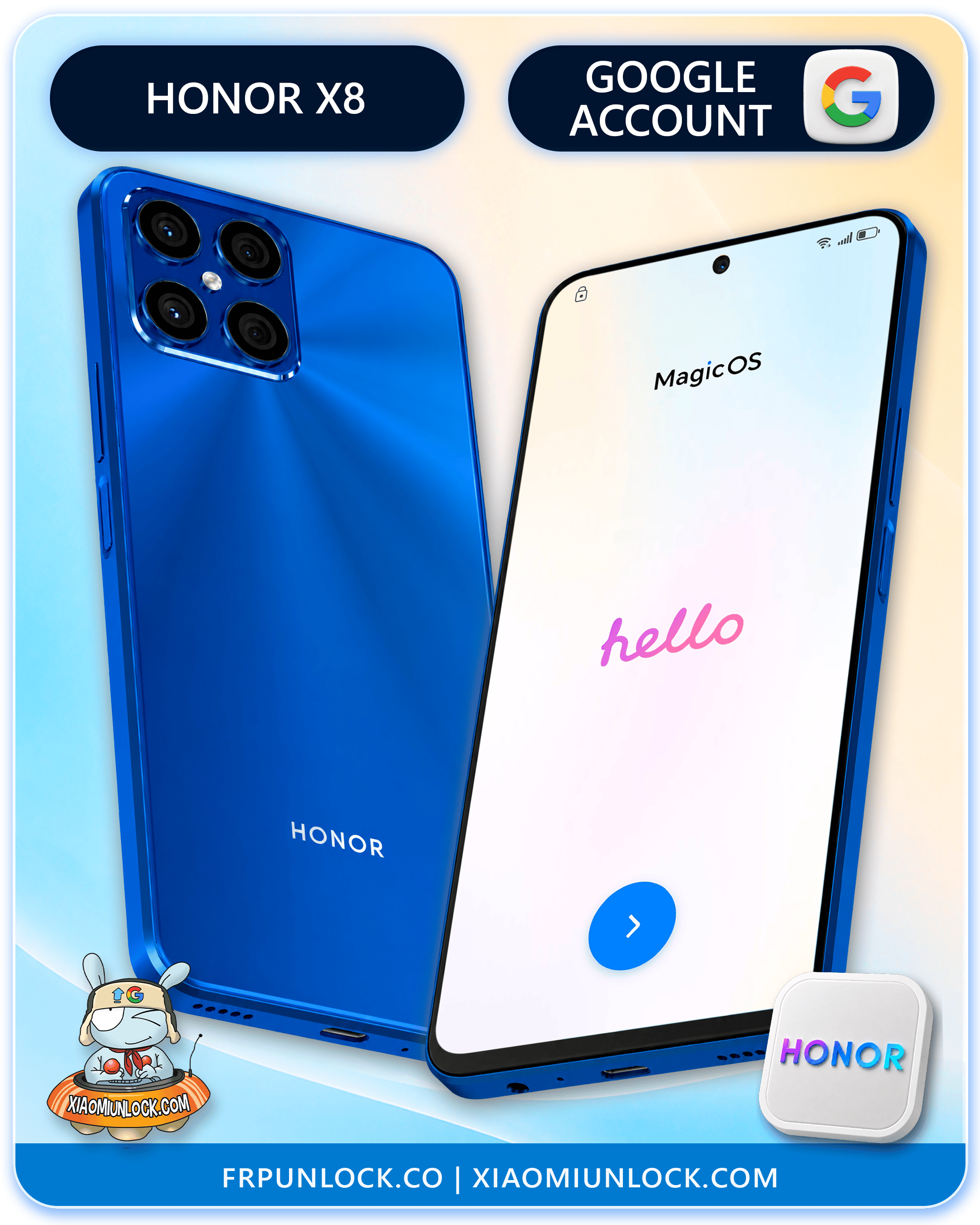 Eliminar Cuenta Google Honor X8